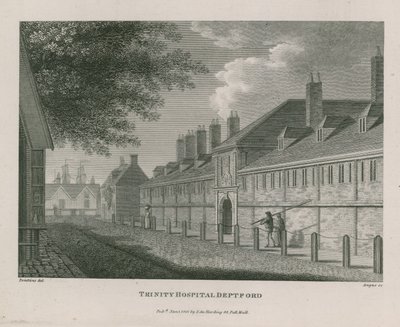 Trinity Hospital in Deptford door English School
