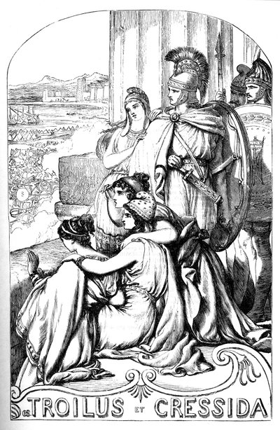 Troilus en Cressida - Illustratie in 
