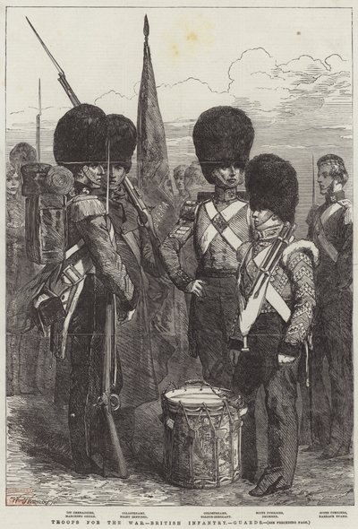 Troepen voor de Oorlog, Britse Infanterie, Garde door English School