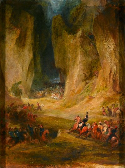 Trukkee, 28 februari 1845, een incident tijdens Sir Charles Napiers Hill campagne in Baluchistan door English School