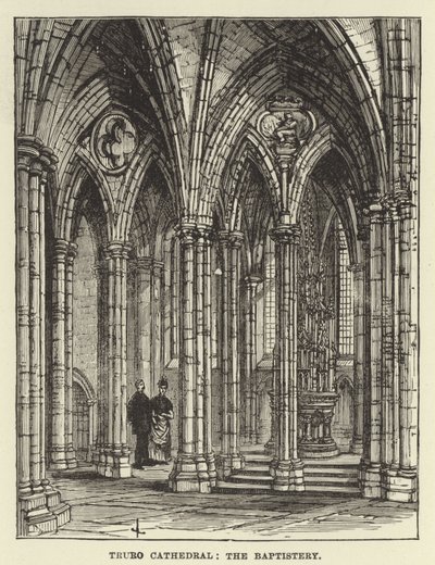 Truro Kathedraal, de doopkapel door English School