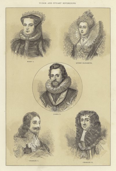 Tudor en Stuart vorsten door English School