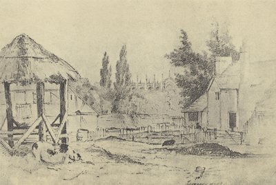 Turners boerderij, ca. 1821 (gravure) door English School