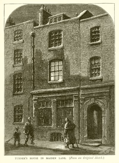 Turners Huis in Maiden Lane door English School