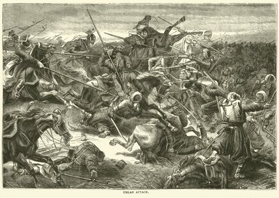 Uhlanenaanval, oktober 1870 door English School
