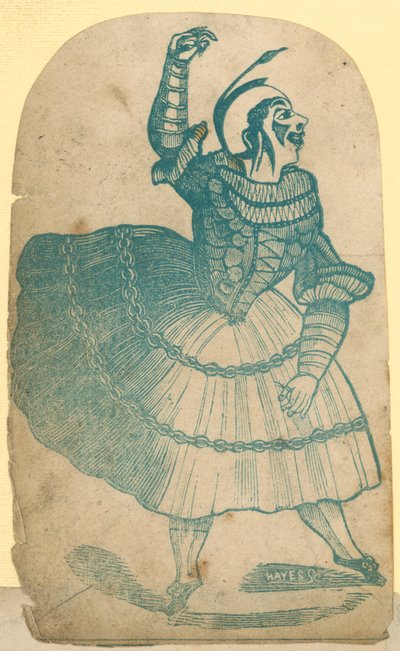 Onbekende clown of nar door English School