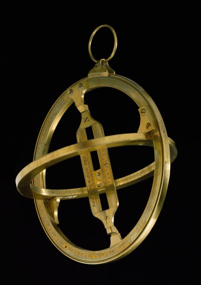 Universele equinoctiale ringszonnewijzer, ca. 1800 door English School