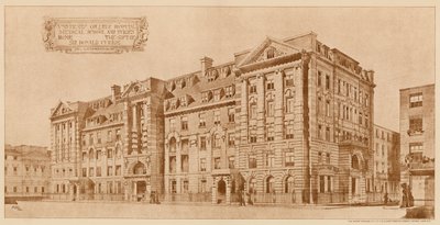 University College Hospital, Medische School en Verpleegstershuis door English School