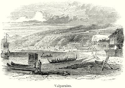 Valparaiso (gravure) door English School