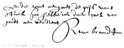 Van Ryn Rembrandt door English School