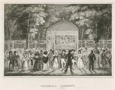 Vauxhall Gardens, Londen door English School