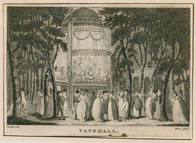 Vauxhall Gardens, Londen door English School