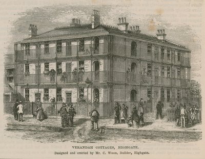 Verandah Cottages, Highgate door English School