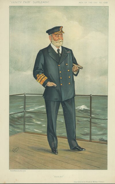 Vice-admiraal Sir Frederick William Fisher door English School