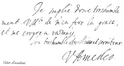 Victor Amadeus door English School