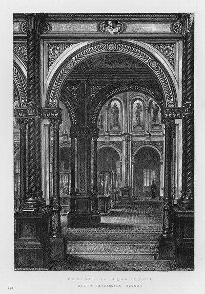 Victoria en Albert Museum: Centrale of Lening Hof door English School