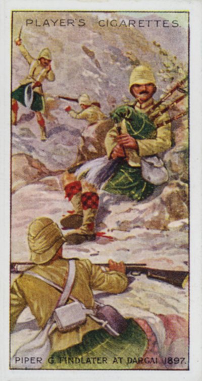 Victoria Cross: Piper G Findlater, in Dargai, India door English School