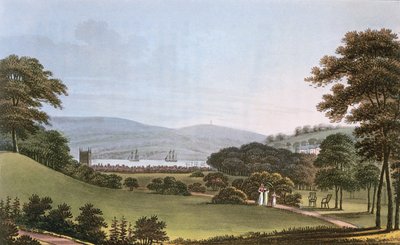 Uitzicht vanaf het Fort, nabij Bristol, 1802 door English School