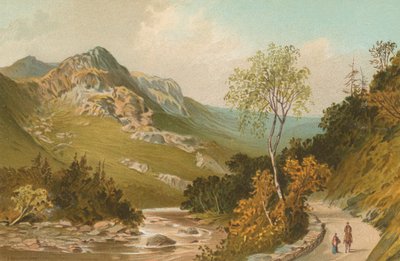 Uitzicht in Borrowdale door English School