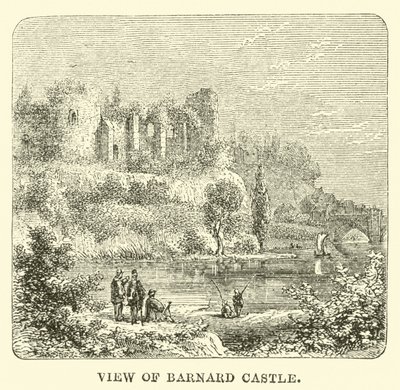 Uitzicht op Barnard Castle door English School