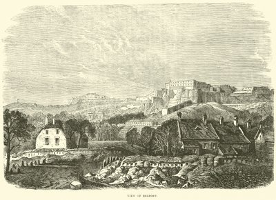 Uitzicht op Belfort, oktober 1870 door English School