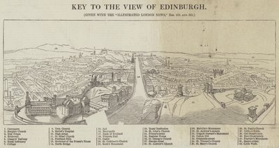 Uitzicht op Edinburgh door English School