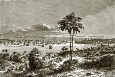 Uitzicht op Havana, de hoofdstad van Cuba door English School