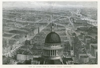 Uitzicht op Londen vanaf de St Paul