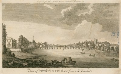 Uitzicht op Putney en Fulham vanaf Mr Vannecks door English School
