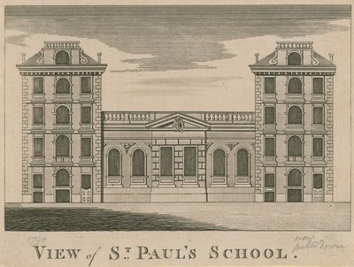Uitzicht op St. Pauls School door English School