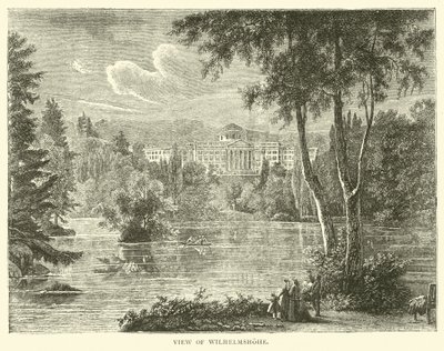 Uitzicht op Wilhelmshohe, september 1870 door English School