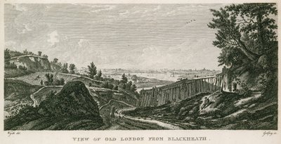 Uitzicht op oud Londen vanaf Blackheath door English School