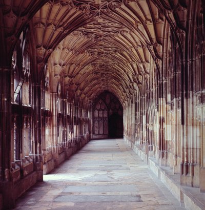 Uitzicht op de Kloosters, c.1355 door English School