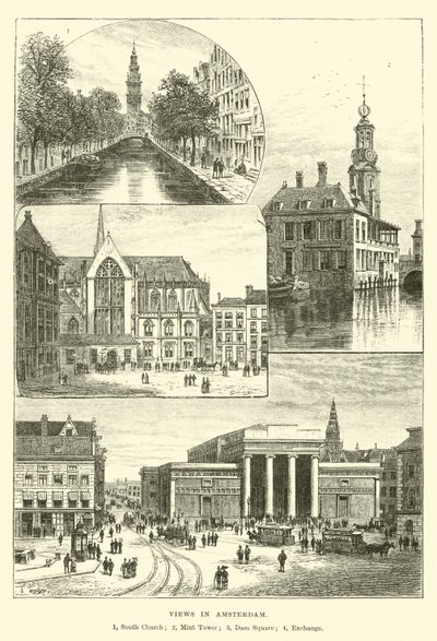 Zichten in Amsterdam door English School