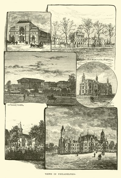 Uitzichten in Philadelphia door English School