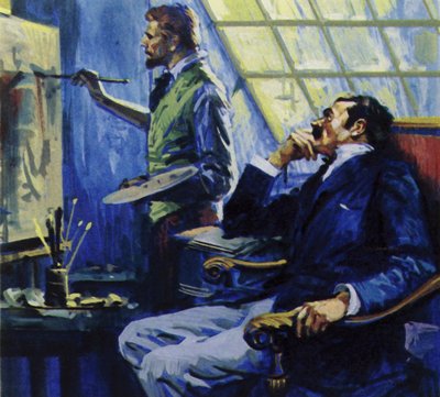 Vincent Van Gogh woonde met zijn broer in een studio in Montmartre door English School