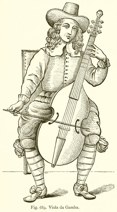 Viola da Gamba door English School