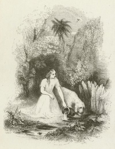 Virginia bij de Fontein door English School