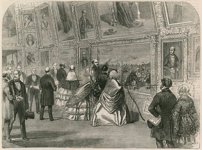 Bezoek van Hare Majesteit, Prins Albert en de Koningin van Portugal aan de Royal Academy door English School