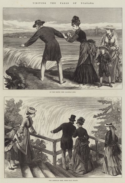 Bezoek aan de Niagara-watervallen door English School