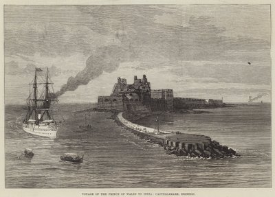 Reis van de prins van Wales naar India, Castellamare, Brindisi door English School