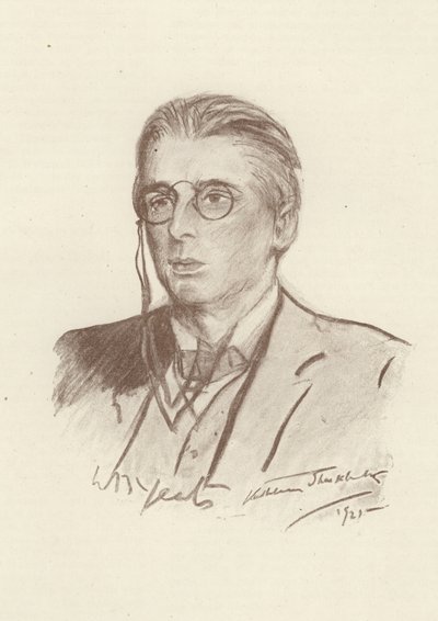 W B Yeats, Ierse Dichter door English School
