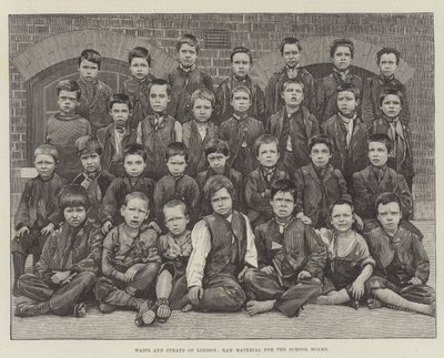 Zwerfjongeren van Londen, Ruw materiaal voor de Schoolraad door English School