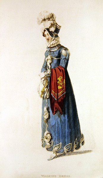 Wandeljurk, modeplaat uit Ackermann