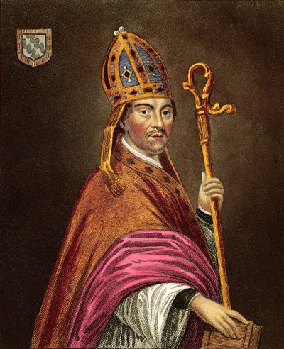 Walter Stapledon (1261-1326), naar een schilderij in de Bodleian Gallery door English School