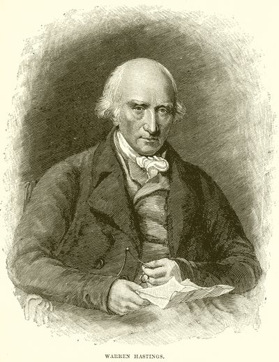 Warren Hastings door English School