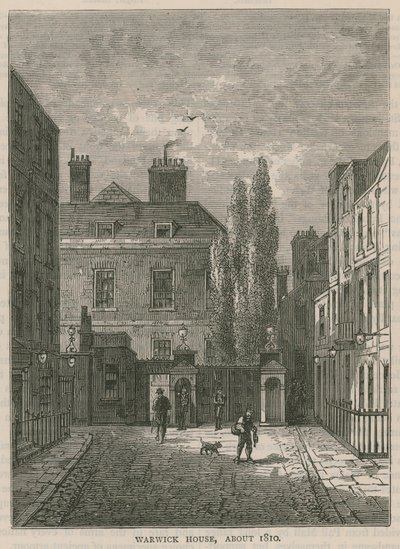 Warwick House, Londen, rond 1810 door English School