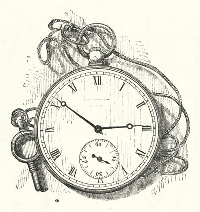 Horloge door English School