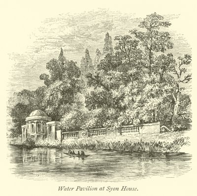 Waterpaviljoen bij Syon Huis door English School
