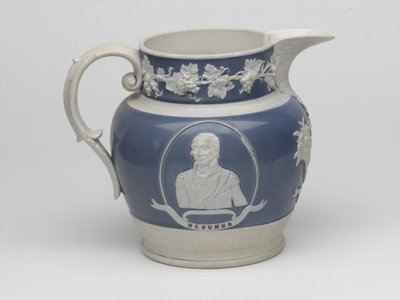 Waterloo herdenkingskruik, ca. 1815 door English School